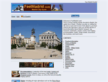Tablet Screenshot of feelmadrid.com